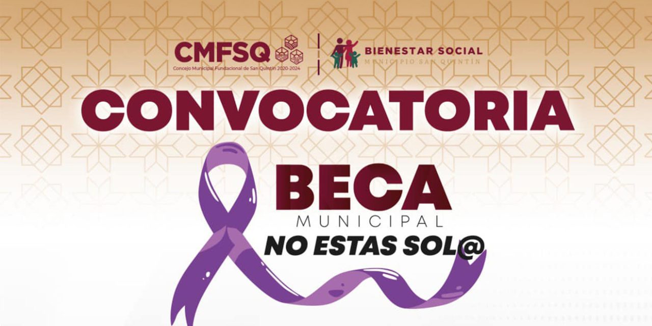 Apoyará CMFSQ a personas con cáncer con beca bimensual