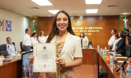 Recibe Julieta Ramírez Constancia de mayoría como Senadora electa por Baja California