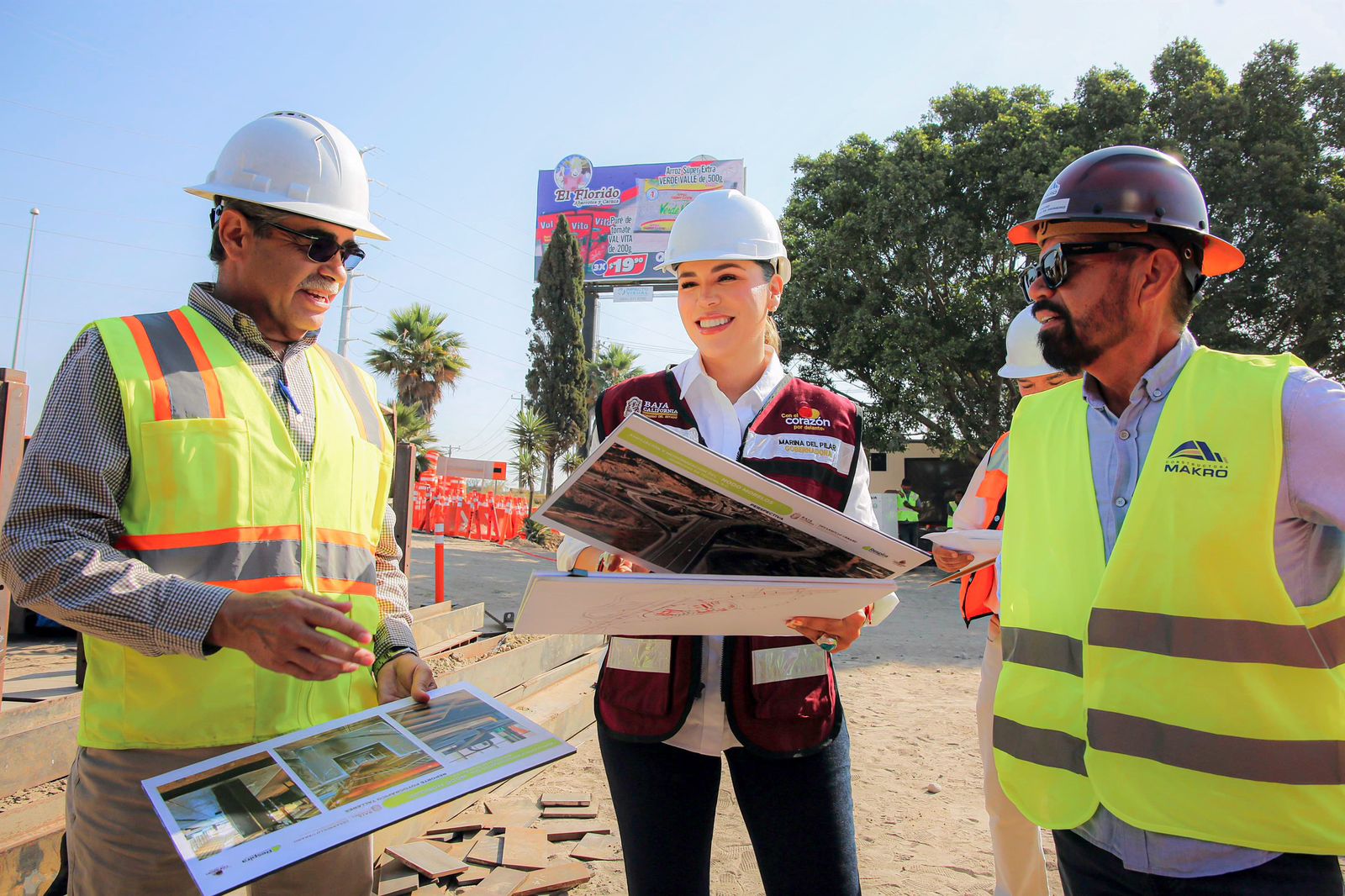 Supervisa la gobernadora  obras 