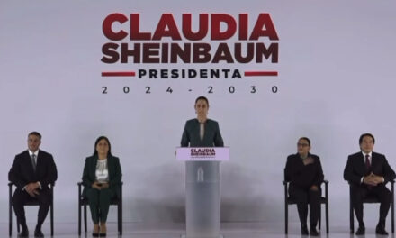 Nombra Claudia Sheinbaum funcionarios federales