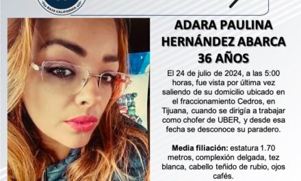 Buscan a mujer conductora de DiDi; desapareció en Tijuana