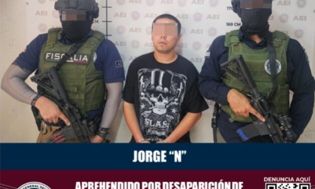 Lo señala la Fiscalía del Estado de BC como el presunto autor de la desaparición de una mujer; los capturan en Culiacán, donde estaba escondido