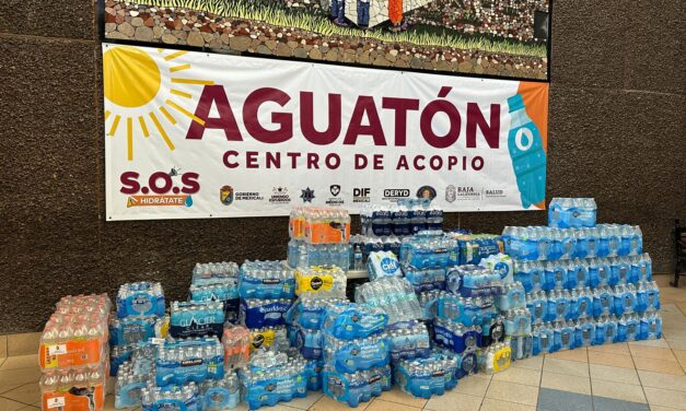 RECAUDA “AGUATÓN” 12, 979 BOTELLAS PARA LOS CENTROS DE HIDRATACIÓN