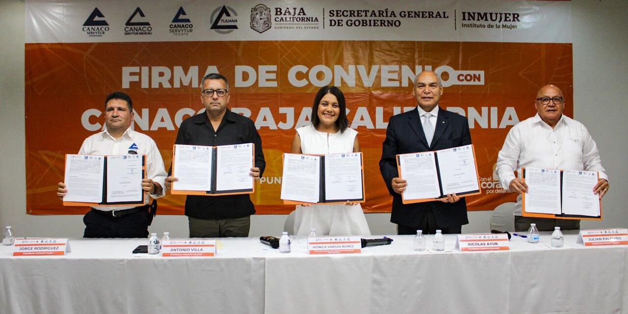 ACUERDAN INMUJER BC Y COMERCIANTES ACCIONES DE PROTECCIÓN A LAS BAJACALIFORNIANAS