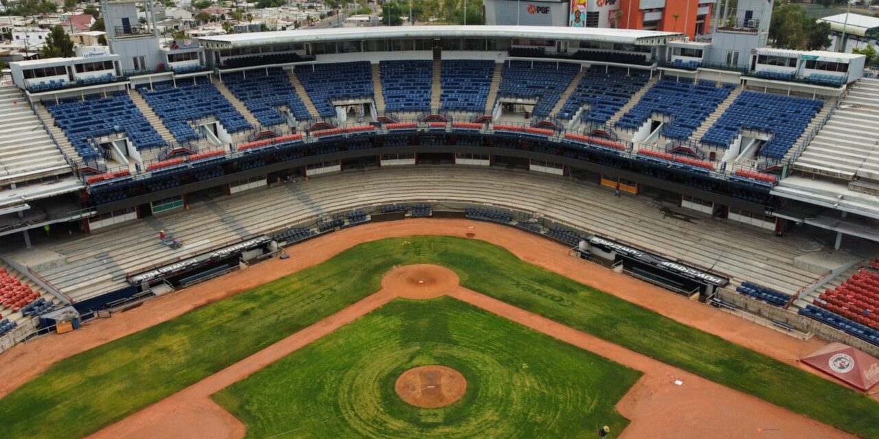 Remodelan «el Nido» de las Águilas para recibir la Serie del Caribe 2025 en Mexicali