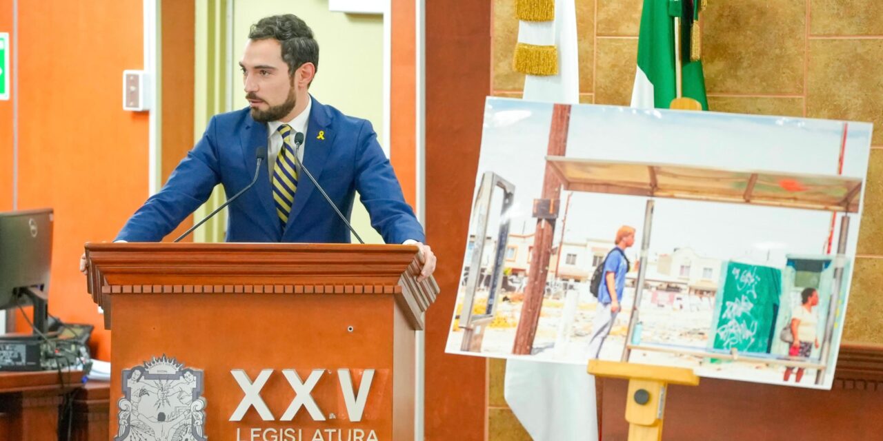 URGEN PARADEROS DIGNOS EN MEXICALI: DIPUTADO JAIME CANTÓN