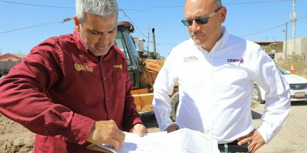 AVANZA CESPT CON LA INTRODUCCIÓN DEL ALCANTARILLADO SANITARIO EN LA COLONIA CATALINA DEL MAR EN PLAYAS DE ROSARITO