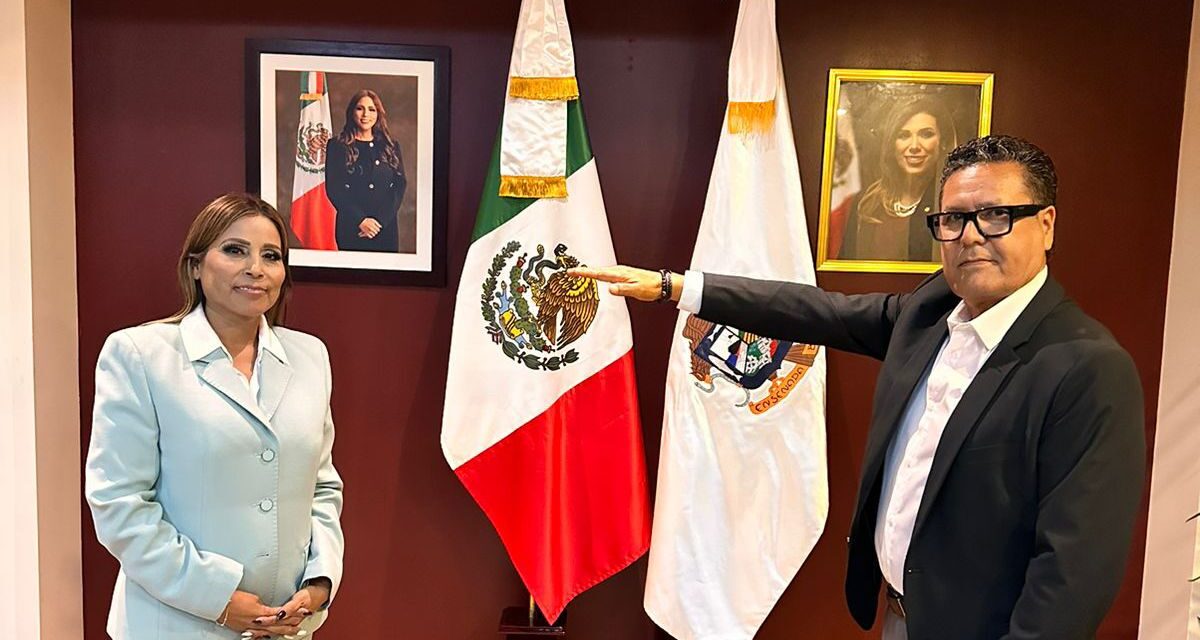 Ratifica Claudia Agatón a titular de INMUDERE y Recaudación de Renta