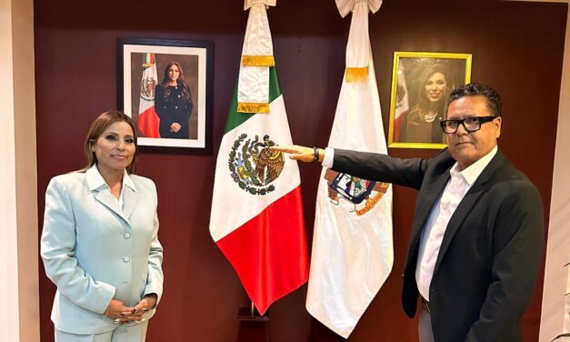 Ratifica Claudia Agatón a titular de INMUDERE y Recaudación de Renta