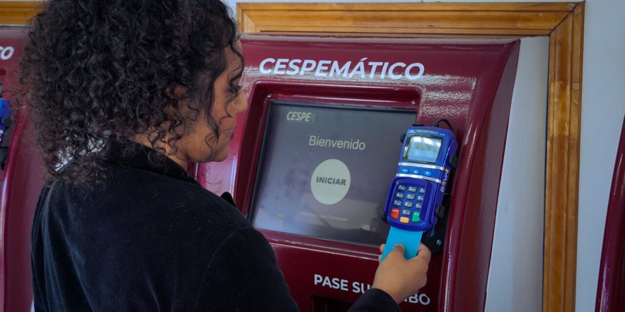 CUENTA CESPE CON TERMINAL BANCARIA PARA PAGO CON TARJETA EN CESPEMÁTICOS Y AUTOPAGOS