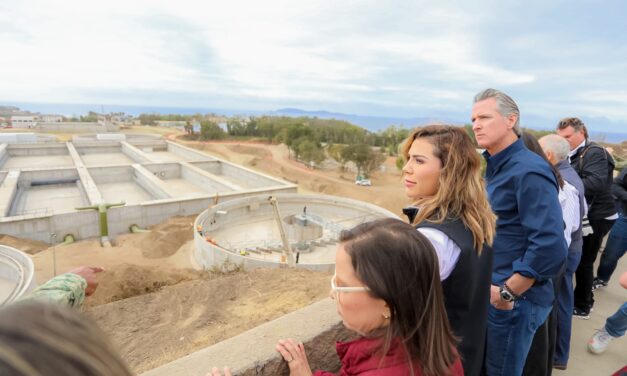 SUPERVISAN GOBERNADORA MARINA DEL PILAR Y GAVIN NEWSOM AVANCE DE OBRA EN PLANTA TRATADORA DE AGUA EN SAN ANTONIO DE LOS BUENOS