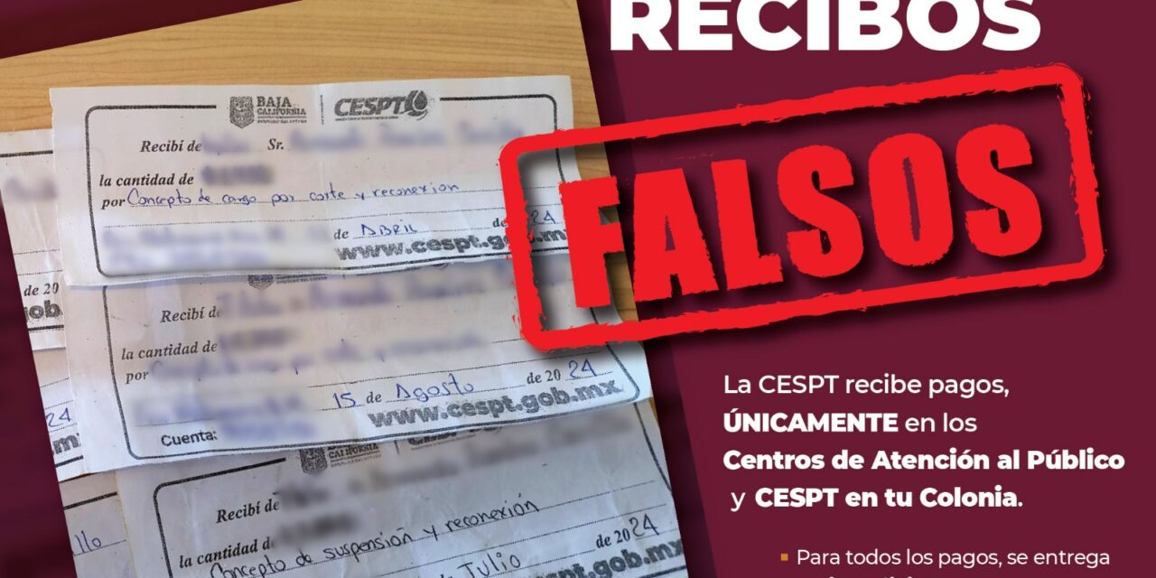 HACE LLAMADO CESPT A REGULARIZAR ADEUDOS DE AGUA A TRAVÉS DE VÍAS OFICIALES PARA PREVENIR FRAUDES