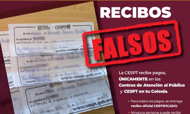 HACE LLAMADO CESPT A REGULARIZAR ADEUDOS DE AGUA A TRAVÉS DE VÍAS OFICIALES PARA PREVENIR FRAUDES