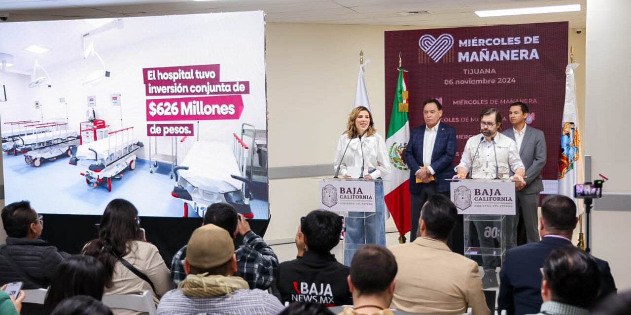 INAUGURA GOBERNADORA MARINA DEL PILAR HOSPITAL ZONA ESTE EN TIJUANA, BENEFICIANDO A MÁS DE 500 MIL HABITANTES DE BAJA CALIFORNIA