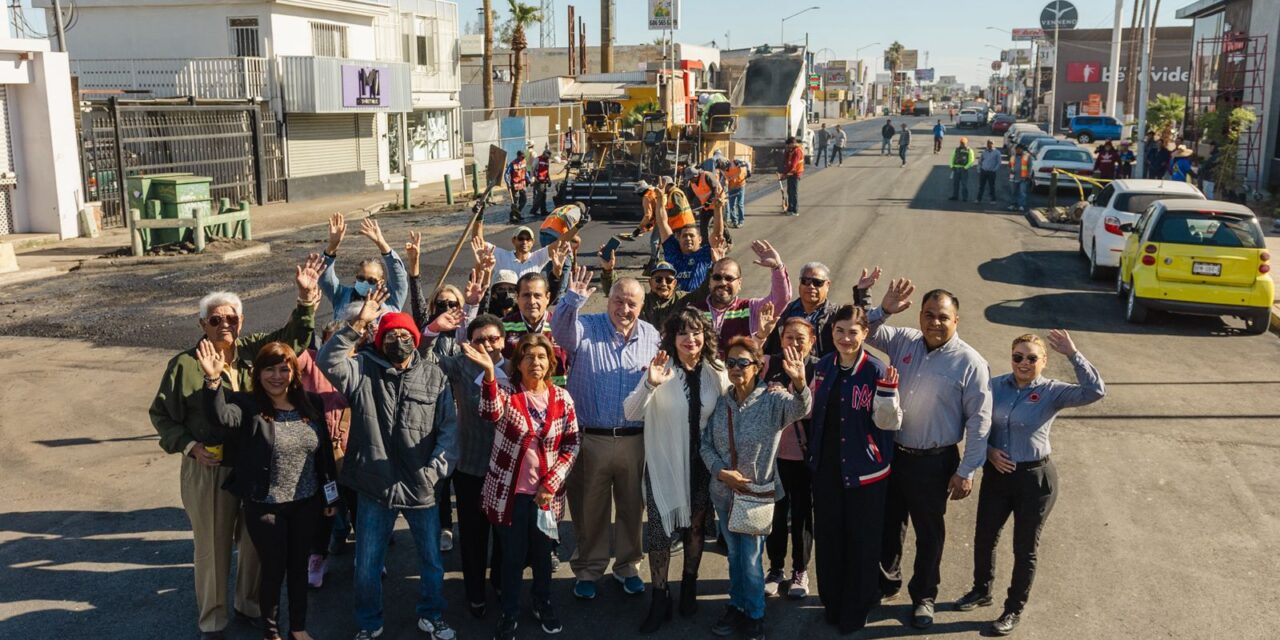 NORMA BUSTAMANTE IMPULSA LA MODERNIZACIÓN DE LA CALZADA CUAUHTÉMOC