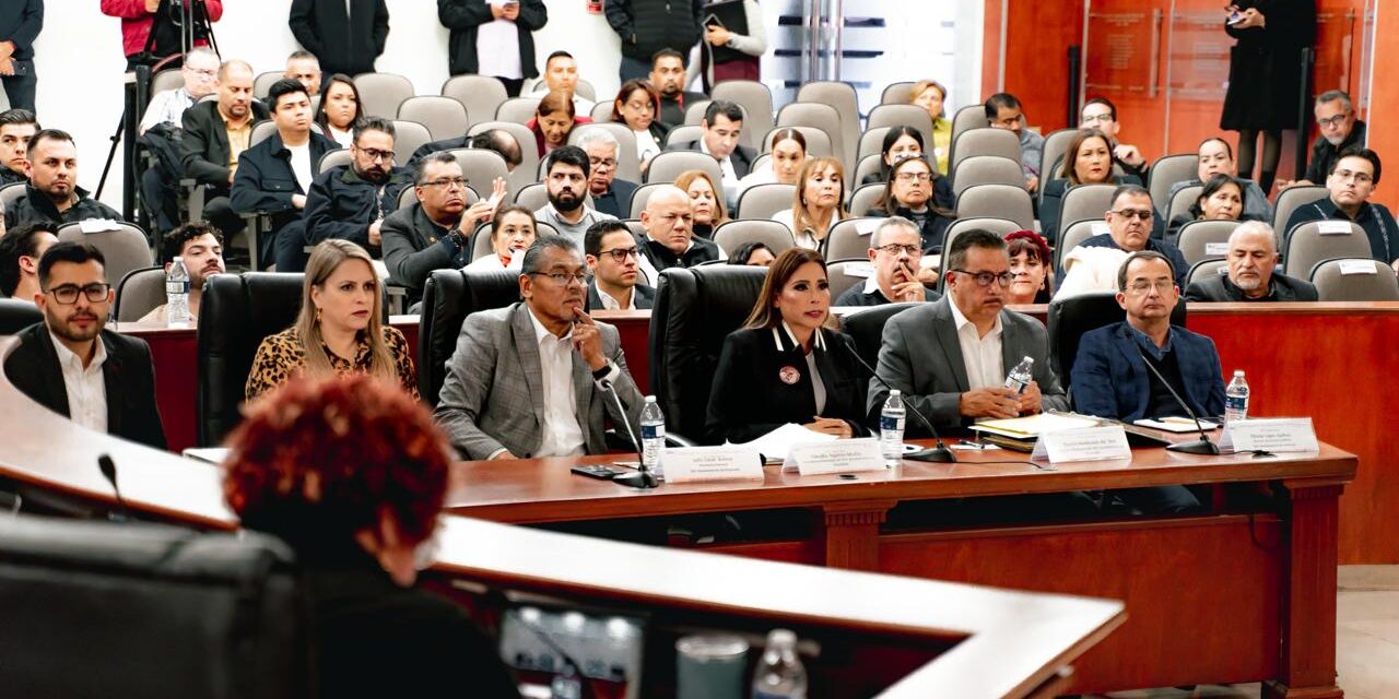 Presenta Claudia Agatón proyecto de Ley de Ingresos ante la Comisión de Hacienda del Congreso del Estado