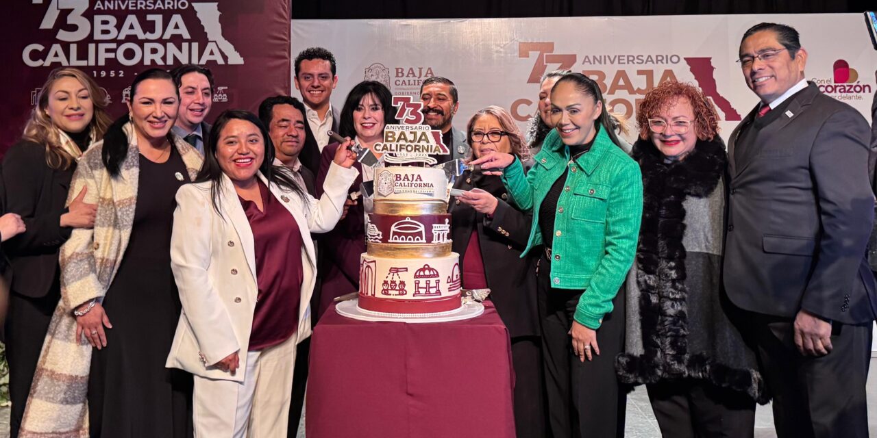 CONGRESO DEL ESTADO PARTICIPA EN CEREMONIA DEL 73 ANIVERSARIO DE BAJA CALIFORNIA