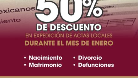 ANUNCIA AYUNTAMIENTO DE TIJUANA DESCUENTOS EN TRÁMITES DE REGISTRO CIVIL