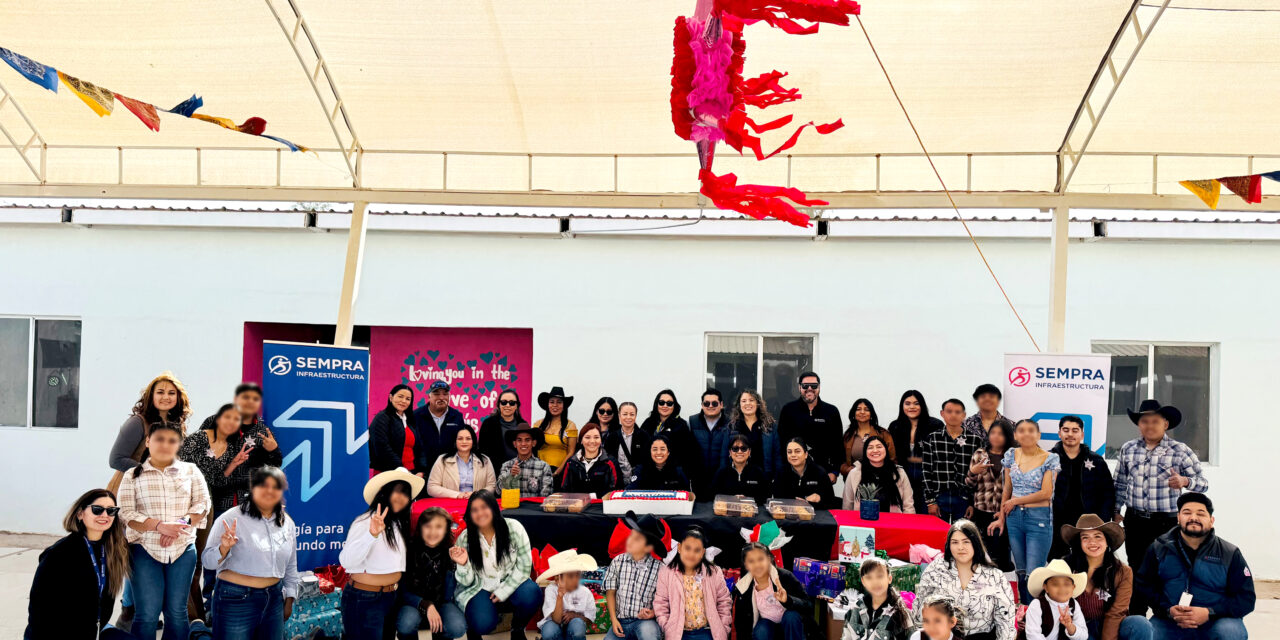 Voluntariado de fundación Sempra Infraestructura Celebra el Día de Reyes en Mexicali
