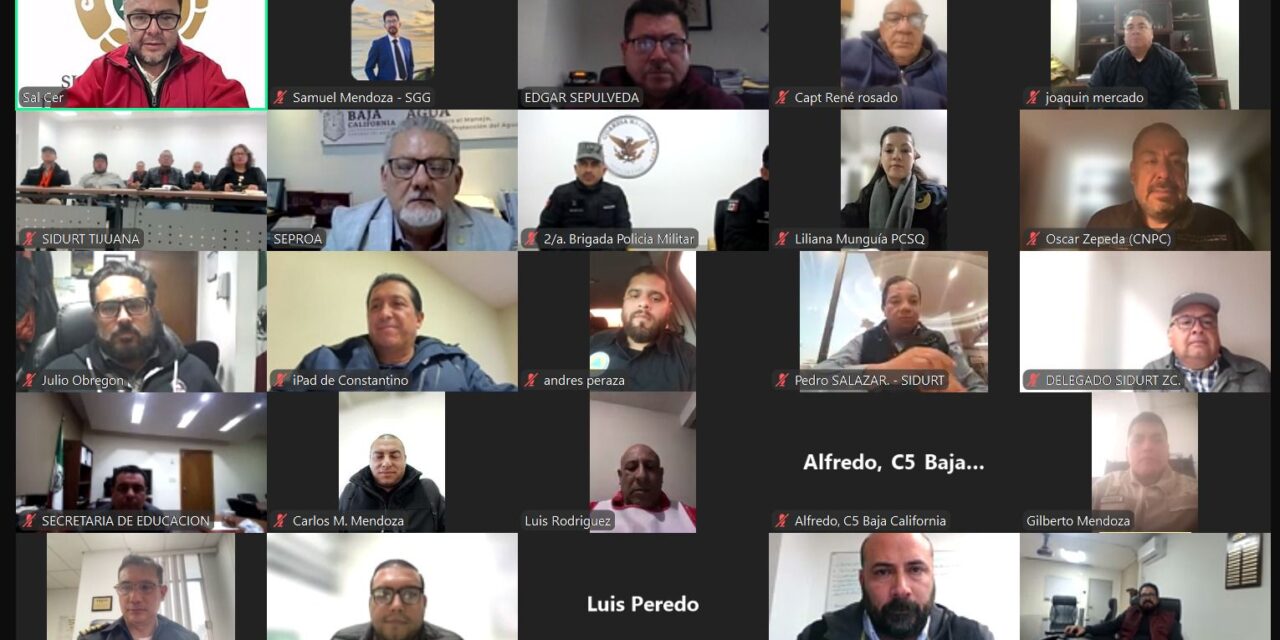 ACTIVA PROTECCIÓN CIVIL BAJA CALIFORNIA ACCIONES PREVENTIVAS ANTE PRONÓSTICO DE LLUVIAS