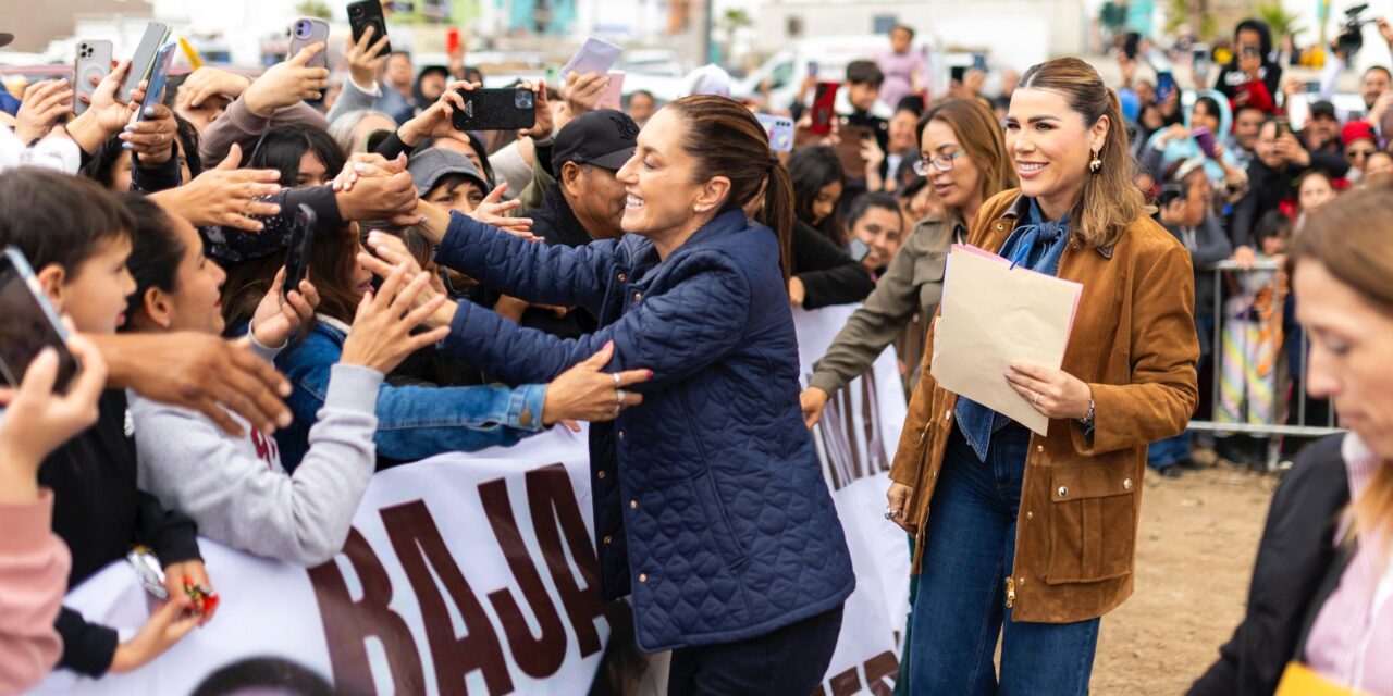 IMPULSA PRESIDENTA SHEINBAUM OBRAS ESTRATÉGICAS PARA BIENESTAR DE BAJA CALIFORNIA: GOBERNADORA MARINA DEL PILAR