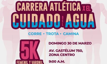 INVITA CESPE A PARTICIPAR EN CARRERA ATLÉTICA “POR EL CUIDADO DEL AGUA”