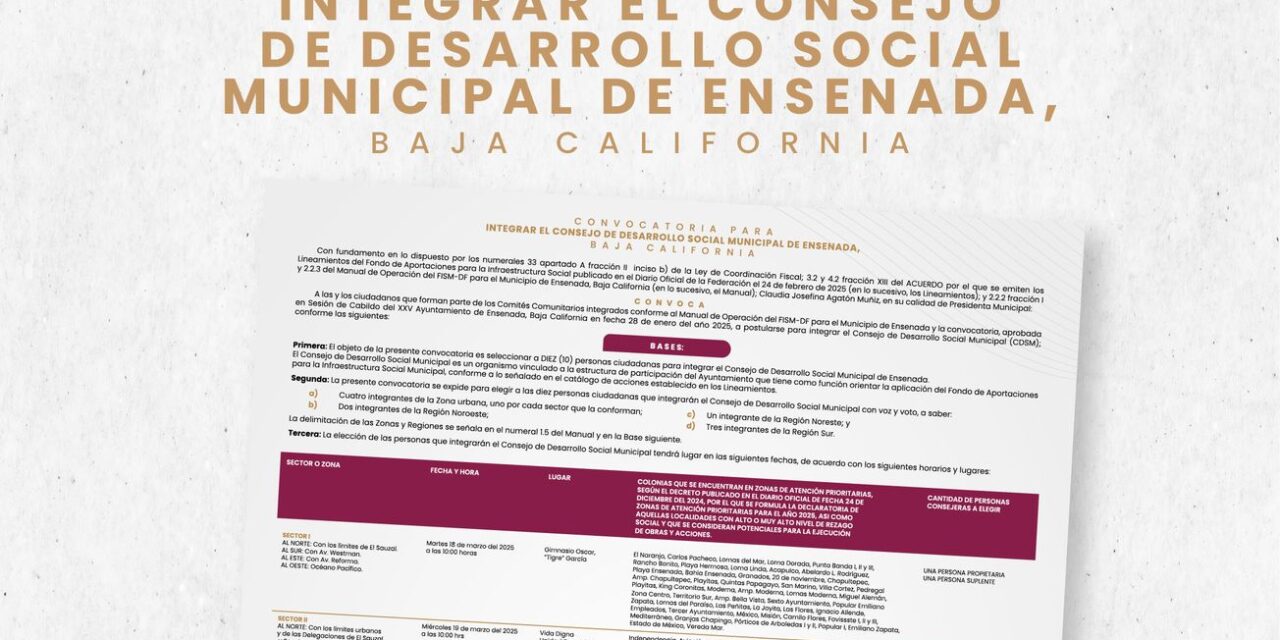 Abierta la convocatoria para conformar el Consejo de Desarrollo ...