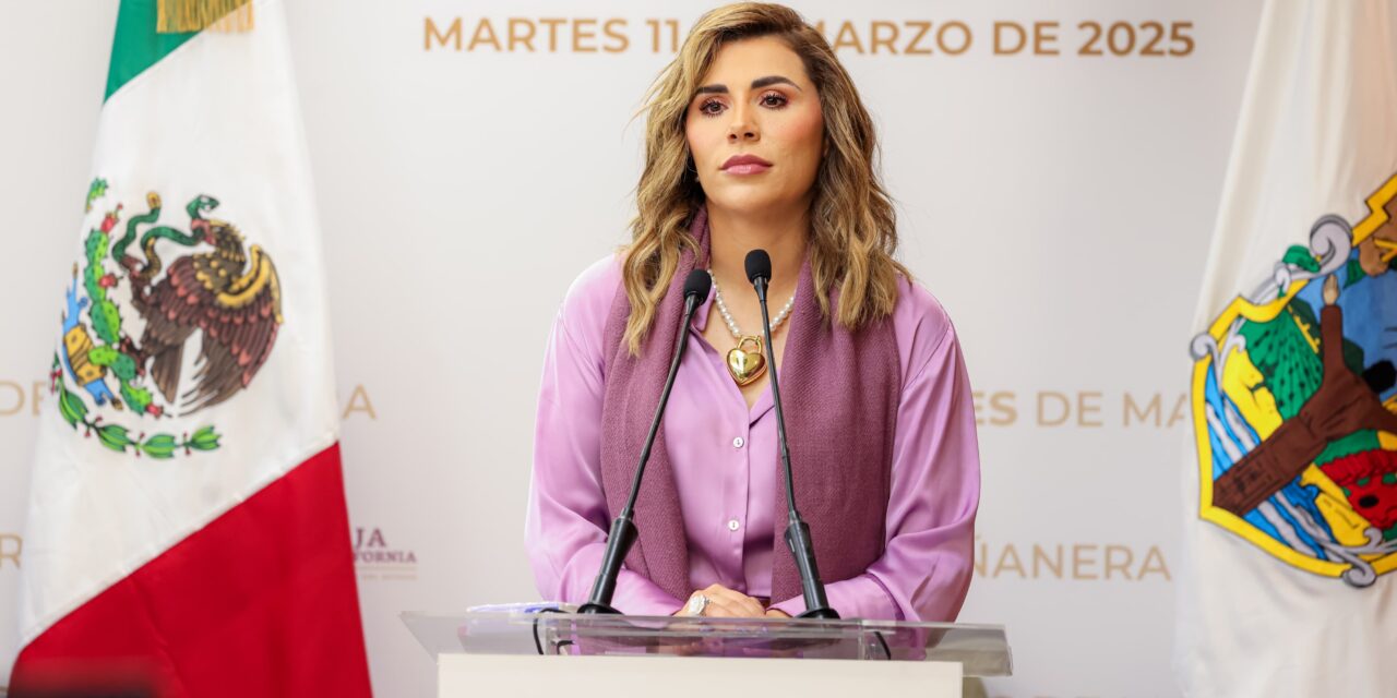 GOBERNADORA MARINA DEL PILAR DESTACA REDUCCIÓN DE HOMICIDIOS EN BAJA CALIFORNIA