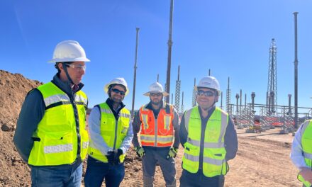 VISITA ALCALDE ROMÁN COTA CONSTRUCCIÓN DEL PARQUE EÓLICO CIMARRÓN DE SEMPRA INFRAESTRUCTURA