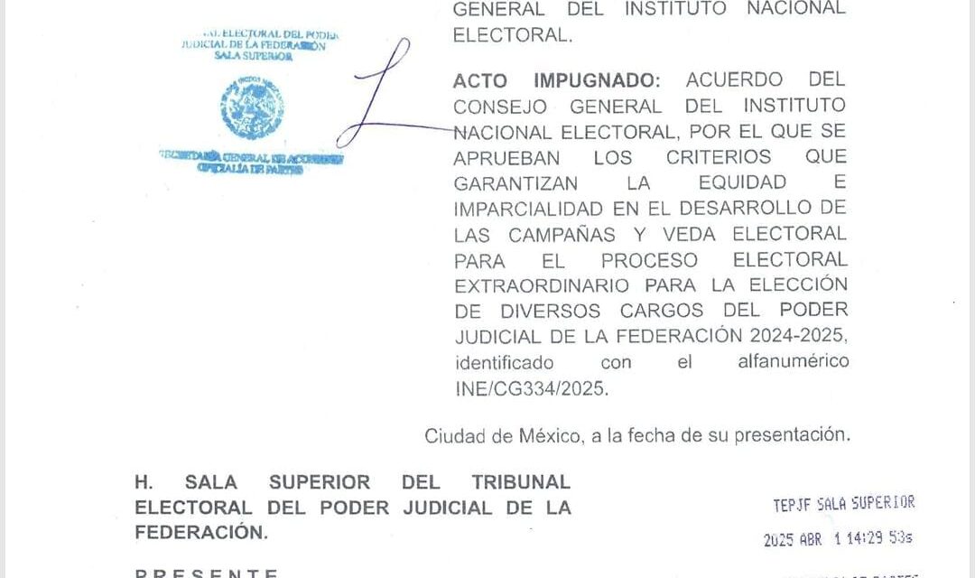 Rechaza Armando Samaniego prohibición del INE a Diputados de promover la participación ciudadana en la jornada electoral del Poder Judicial.