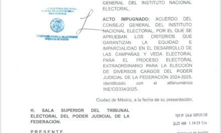 Rechaza Armando Samaniego prohibición del INE a Diputados de promover la participación ciudadana en la jornada electoral del Poder Judicial.