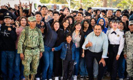 Encabeza alcaldesa Claudia Agatón Feria de la Seguridad y Educación en CECyTE