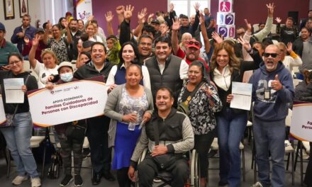 Entrega XXV Ayuntamiento de Tijuana apoyos a cuidadores de personas con discapacidad