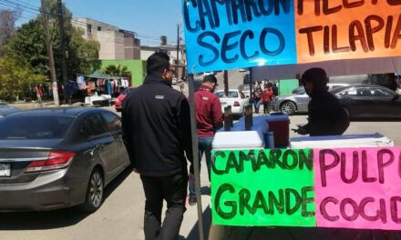 SUPERVISAN VENTA DE MARISCOS EN LA VÍA PÚBLICA EN TIJUANA