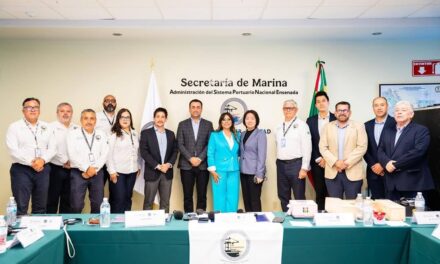 Sostiene alcaldesa Claudia Agatón reunión con representantes de PSA de Singapur