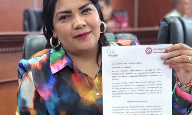 PIDE DIPUTADA MONTSE MURILLO A TITULAR DE SICT ABRIR VENTANILLA EN MEXICALI PARA TRÁMITE DEL “PERMISO DE CONECTIVIDAD”