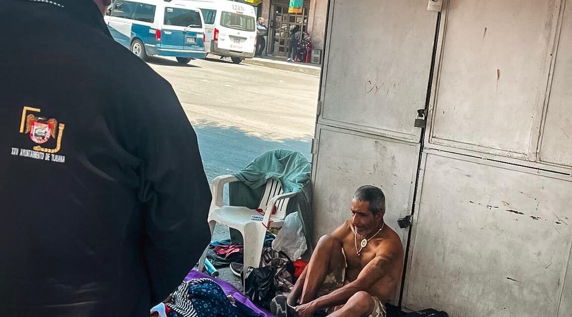 Realiza Ayuntamiento de Tijuana recorridos de ordenamiento del comercio ambulante en el primer cuadro de la ciudad