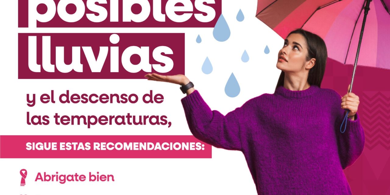 Pudieran registrarse llovizna de sábado a lunes: PC