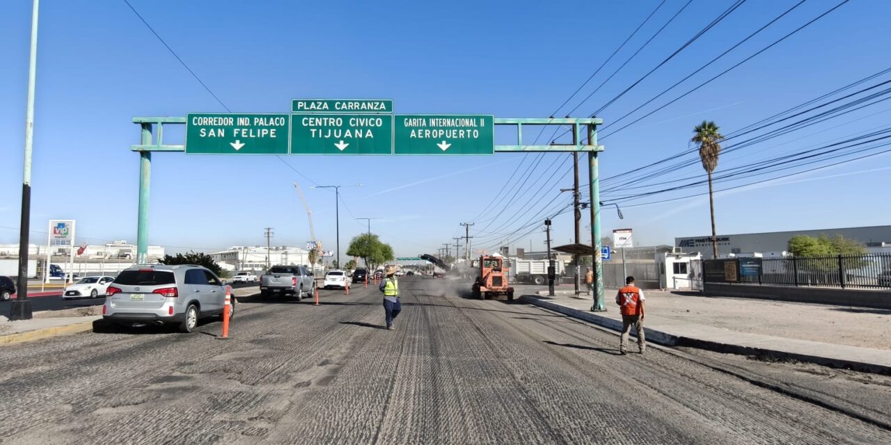 MEXICALI BRILLA: NORMA BUSTAMANTE SUPERVISA LA MODERNIZACIÓN DE BLVR. LÁZARO CÁRDENAS