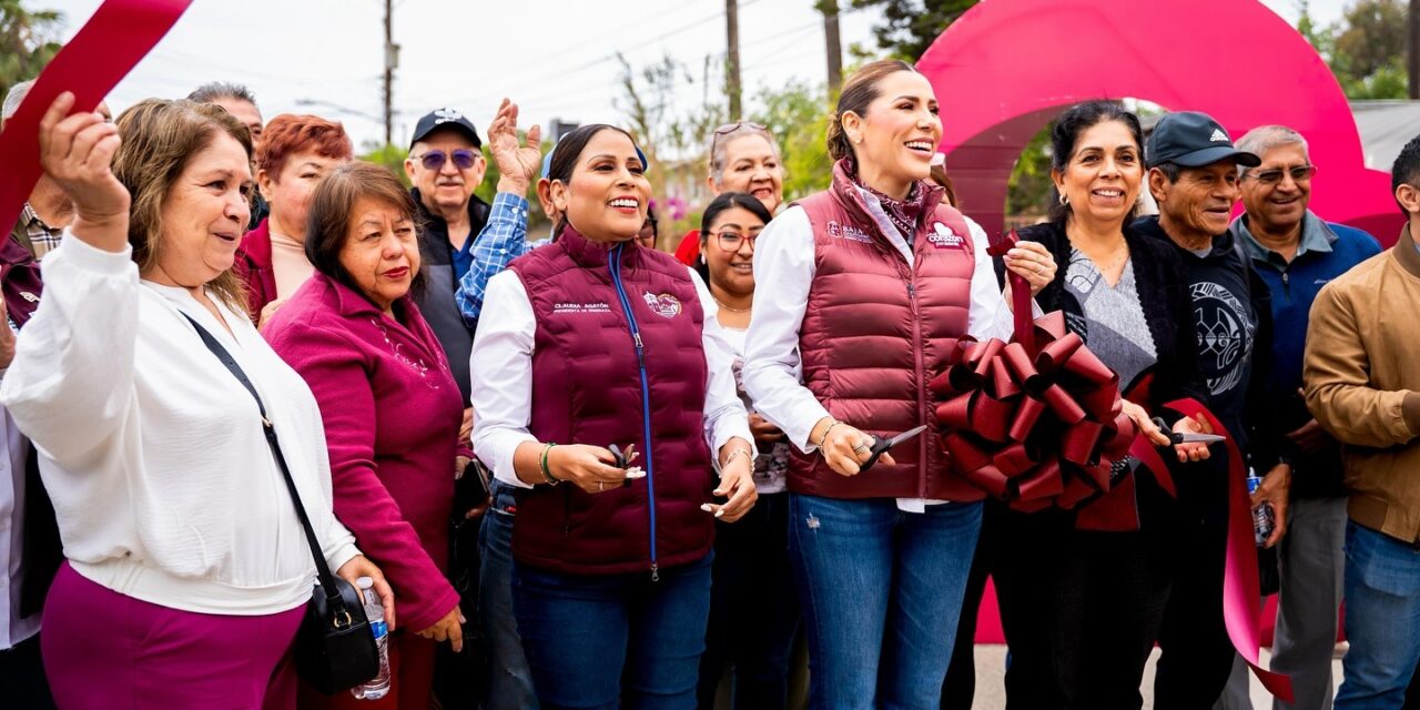 Participa Claudia Agatón en la inauguración de la pavimentación de más de 22 mil m2 en el Ex Ejido Chapultepec