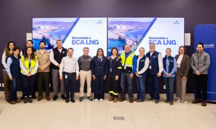 Visita Claudia Agatón terminal de licuefacción de gas natural ECA LNG