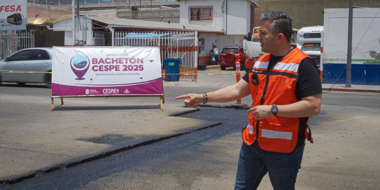 OPERATIVO “BACHETÓN CESPE 2025” CONTINÚA INTENSIFICANDO ACCIONES PARA REHABLITACIÓN DE VIALIDADES