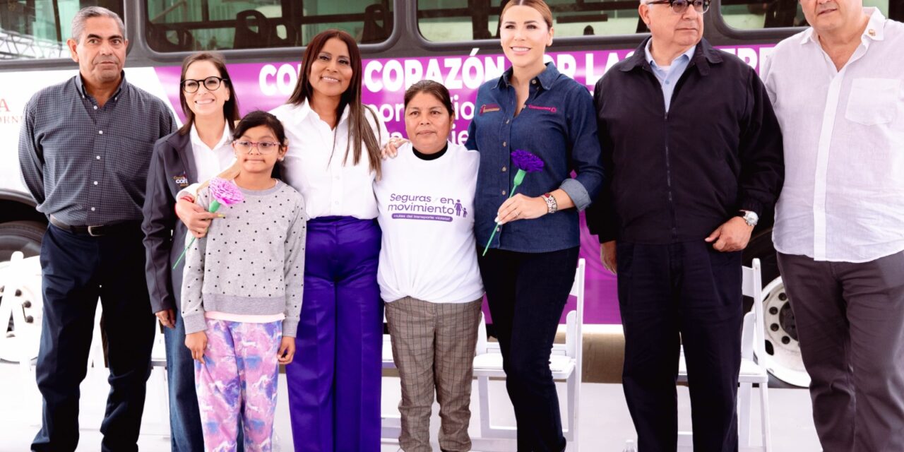 SE AMPLÍA LA «RUTA VIOLETA» HASTA MANEADERO; EL TRANSPORTE SIGUE DANDO SERVICIO GRATIS A MUJERES