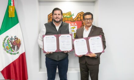 Firma Ismael Burgueño convenio de vinculación con la Universidad de las Californias Internacional