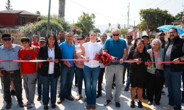 REFUERZA MARINA DEL PILAR LA ESTRATEGIA CORAZONES EN TIJUANA CON MÁS CALLES PAVIMENTADAS Y REDES DE AGUA