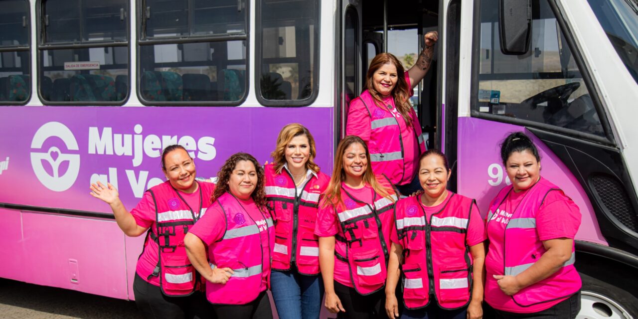 GOBERNADORA MARINA DEL PILAR EXPANDE PROGRAMA MUJERES AL VOLANTE A ENSENADA