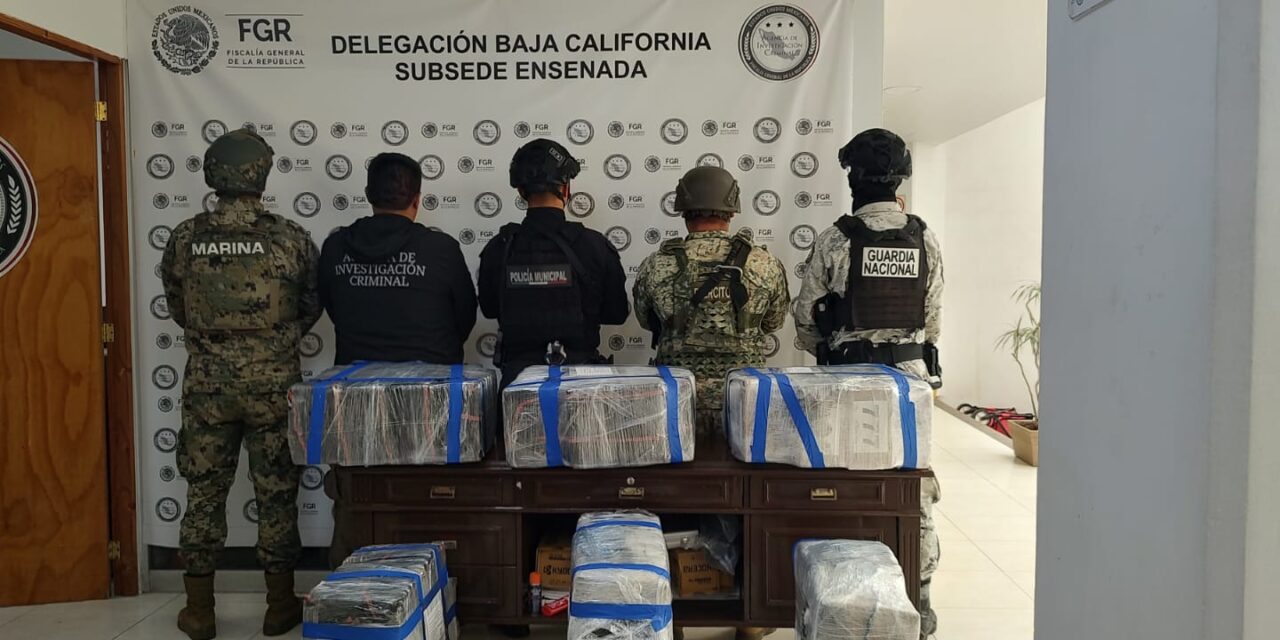 UN CARGAMENTO DE COCAÍNA ENCONTRADO, UN HOMBRE MUERTO EN LA BAHÍA Y DOS DETENIDOS EN ENSENADA