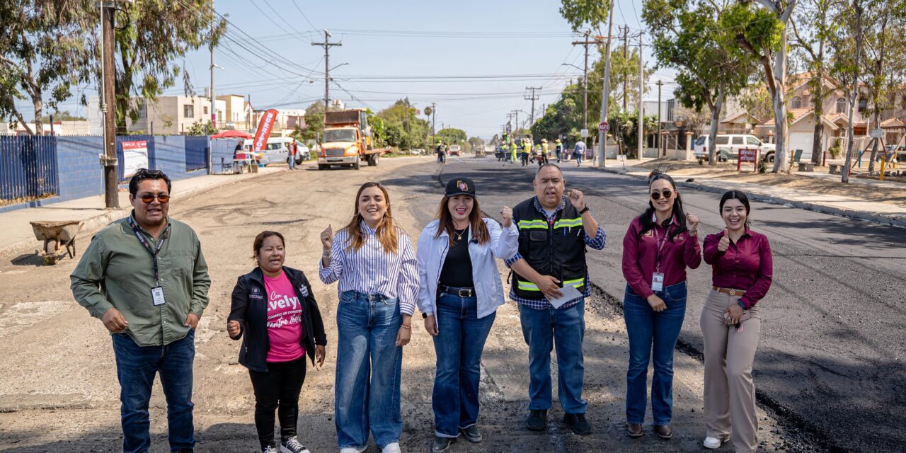 Arranca Gobierno Municipal obra de reencarpetado en Playas de Tijuana