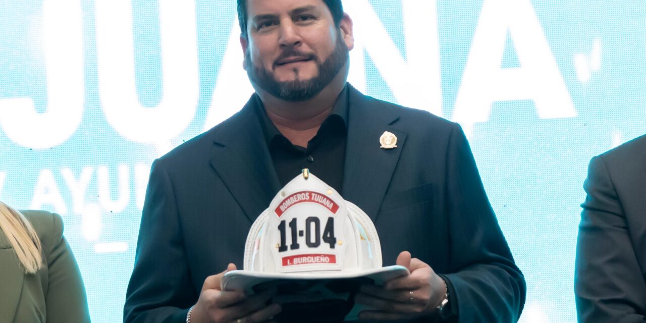 Reconoce Ismael Burgueño labor heroica del Cuerpo de Bomberos de Tijuana