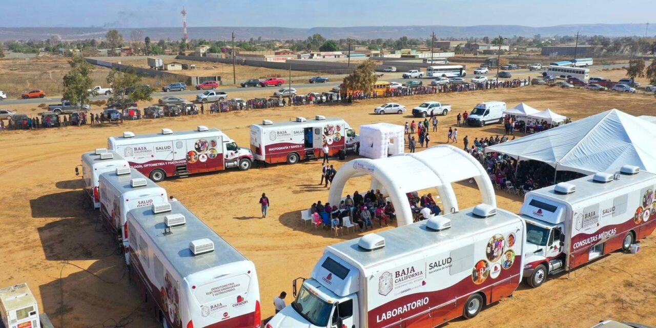 SERVICIOS GRATUITOS DE CARDIOLOGÍA EN CARAVANAS DE SALUD EN BAJA CALIFORNIA